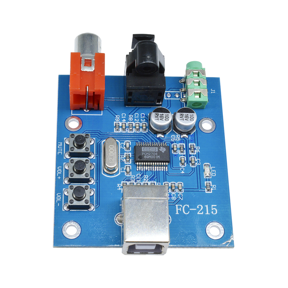 Pcm2704 Usb Dac To Spdif Sound Card Decoder Board 35mm Analog Output Fpc Ebay 0141