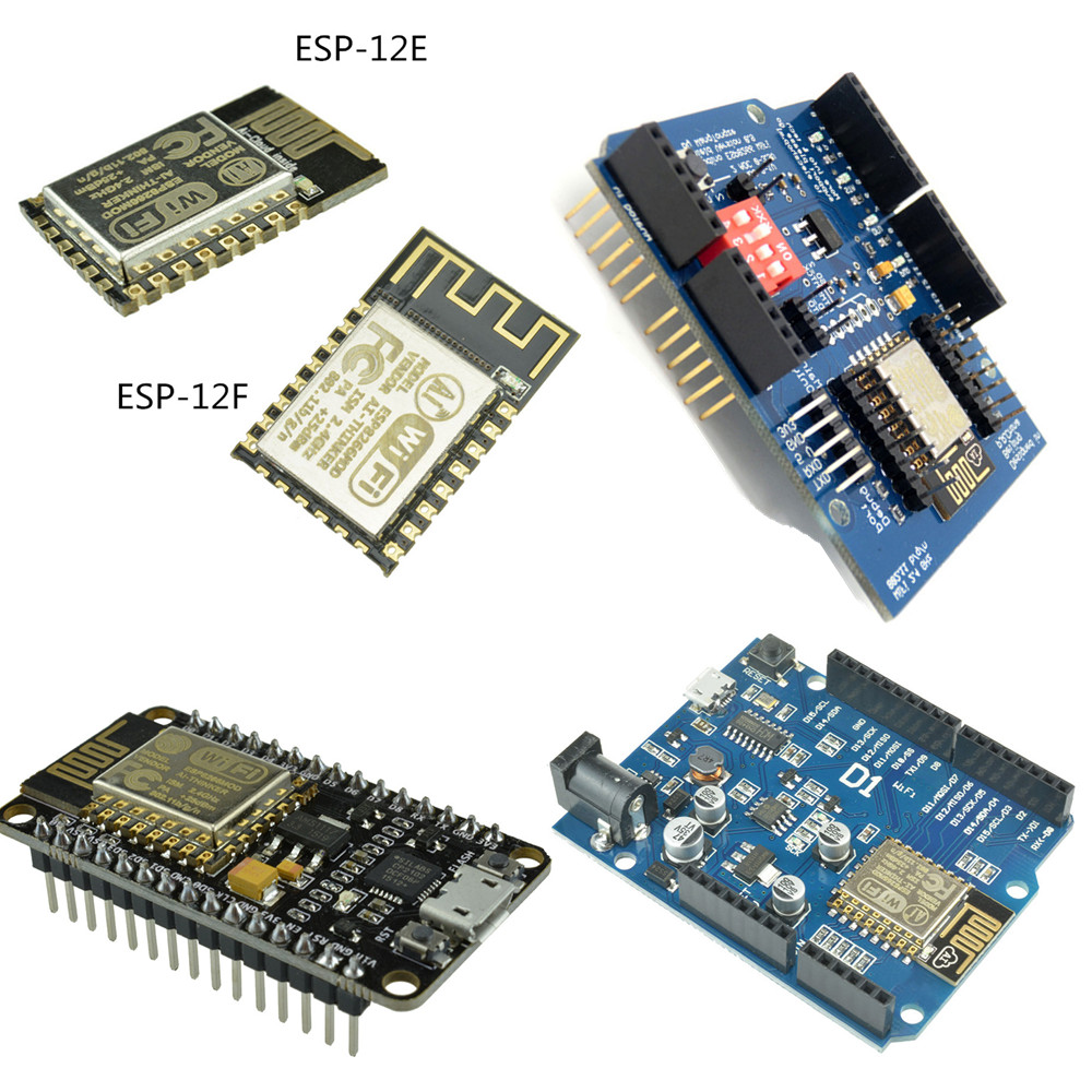 WeMos D1 CH340 ESP8266 ESP-12E CP2102 WiFi Development Board Shield Adapter CF