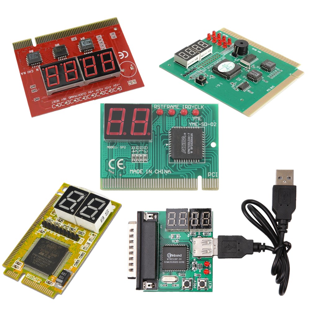 2-Digit USB PCI Motherboard Diagnostic Analyzer Test Card Laptop PC Desktop