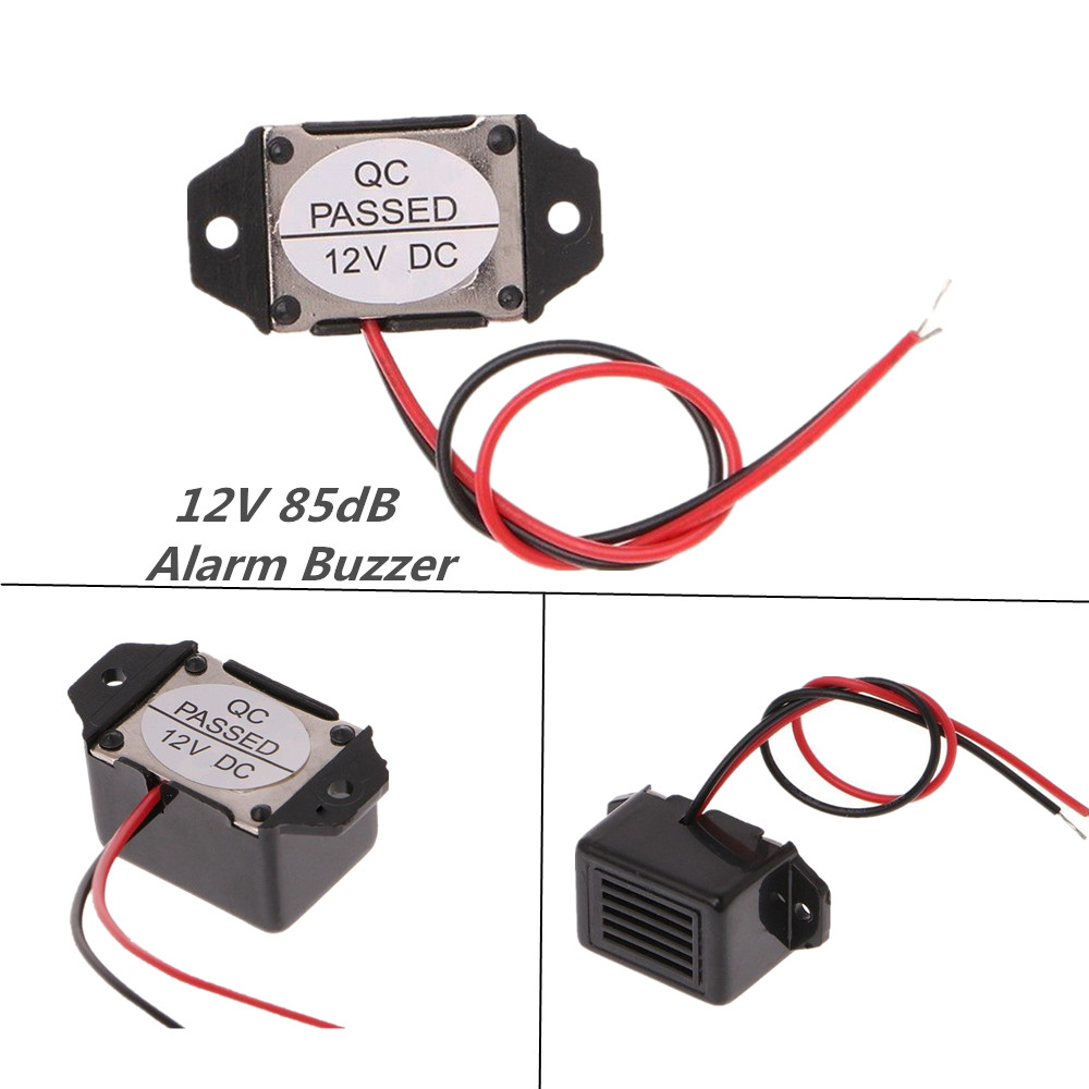 Alarm buzzer DC 12V 85dB mini electronic alarm buzzers constant^US