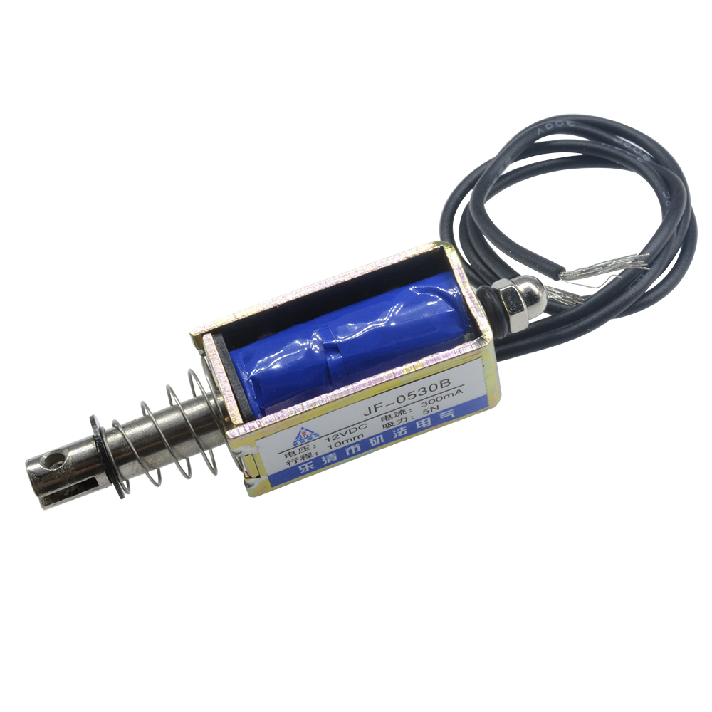 Elettromagnete A Solenoide JF-0530B - DC 6/12/24V, 5N, 10mm Corsa, Per Automazione Industriale - Foto 10
