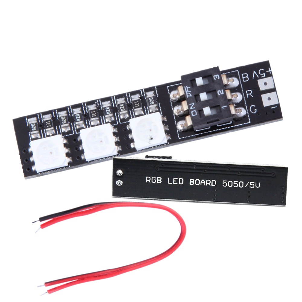 RGB 5050 LED Light Board 3S 4S 5V 12V 16V 7 Colors Switch for RC 250 QAV250  FPV