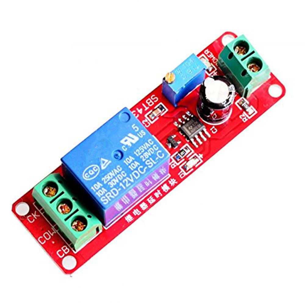 DC 5-12V NE555 Switch Module Delay Relay Shield Timer 0-150 Adjustable ASS
