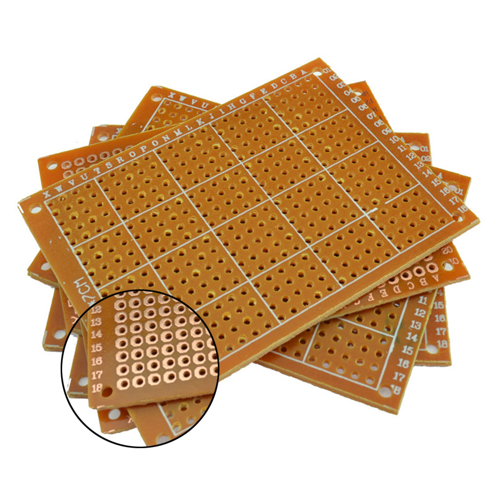 2Pcs 5 x 7 cm DIY Prototype Paper PCB fr4 Universal Board prototyping