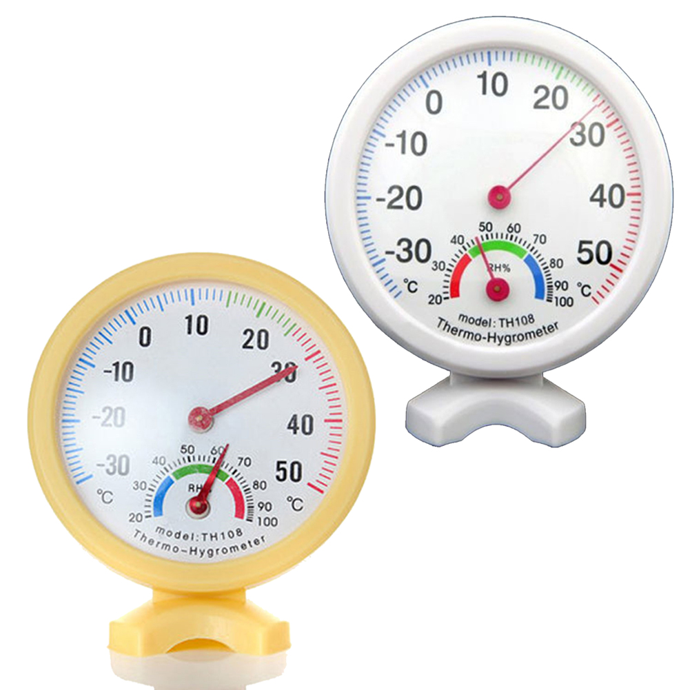 Large Dial Indoor TH108 Hygrometer Humidity Thermometer Temp