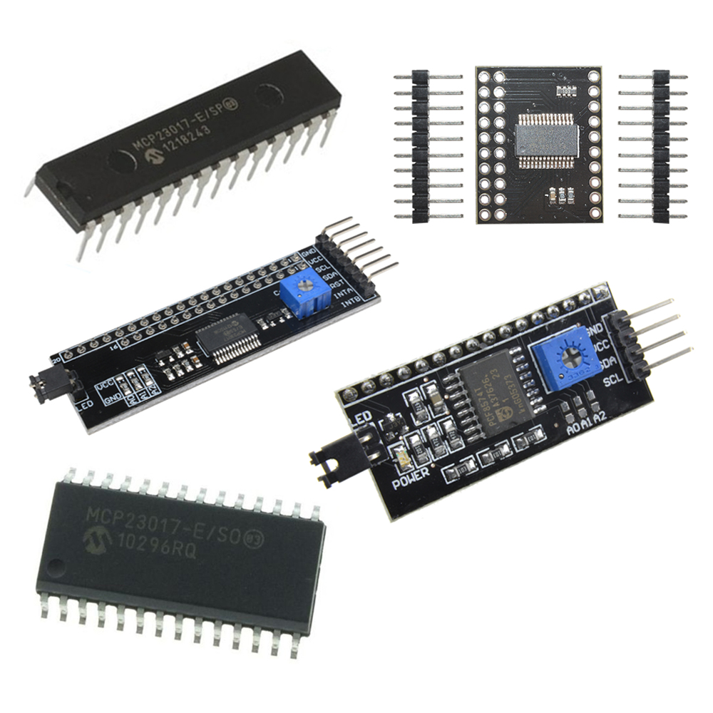 MCP23017 1602/2004/12864 5V LCD Expander Module I2C IIC Serial