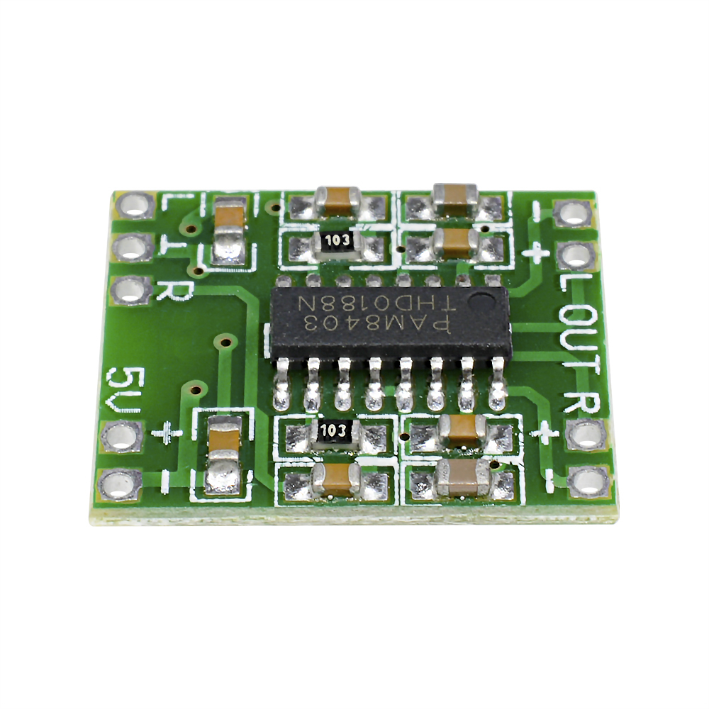 2PCS 2 Channels 3W Digital power PAM8403 Class D Audio Amplifier Board ...