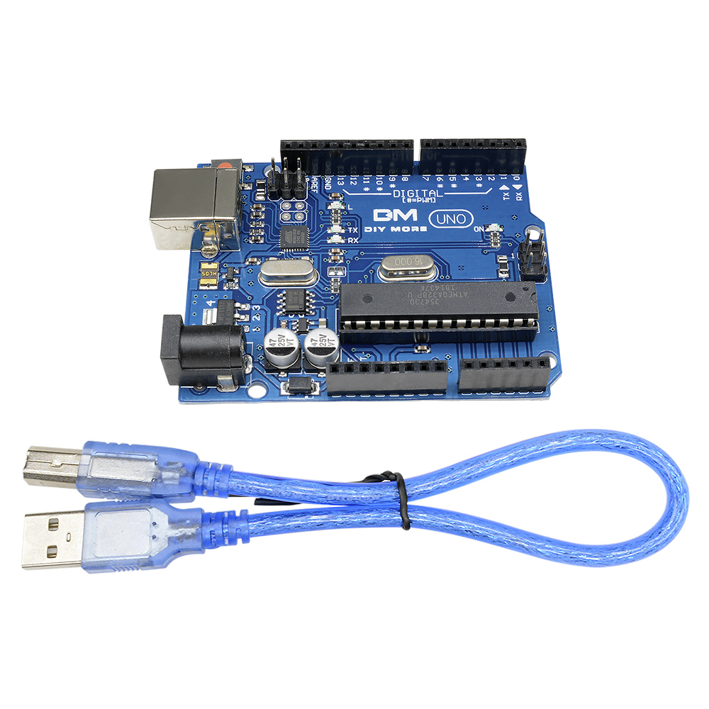 USB Kabel 2PC UNO R3 ATmega328P ATMEGA16U2 Board For Arduino Compatible