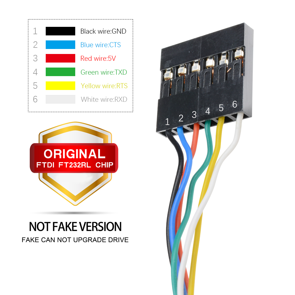 Adattatore Seriale A TTL FT232RL - Per Debug E Programmazione Adattatore Usb - Foto 4