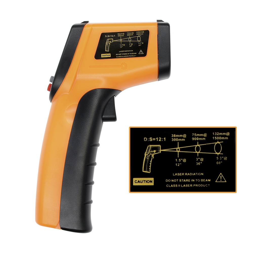 LCD IR Infrared Laser GM320 Temperature Thermometer Gun/Bady