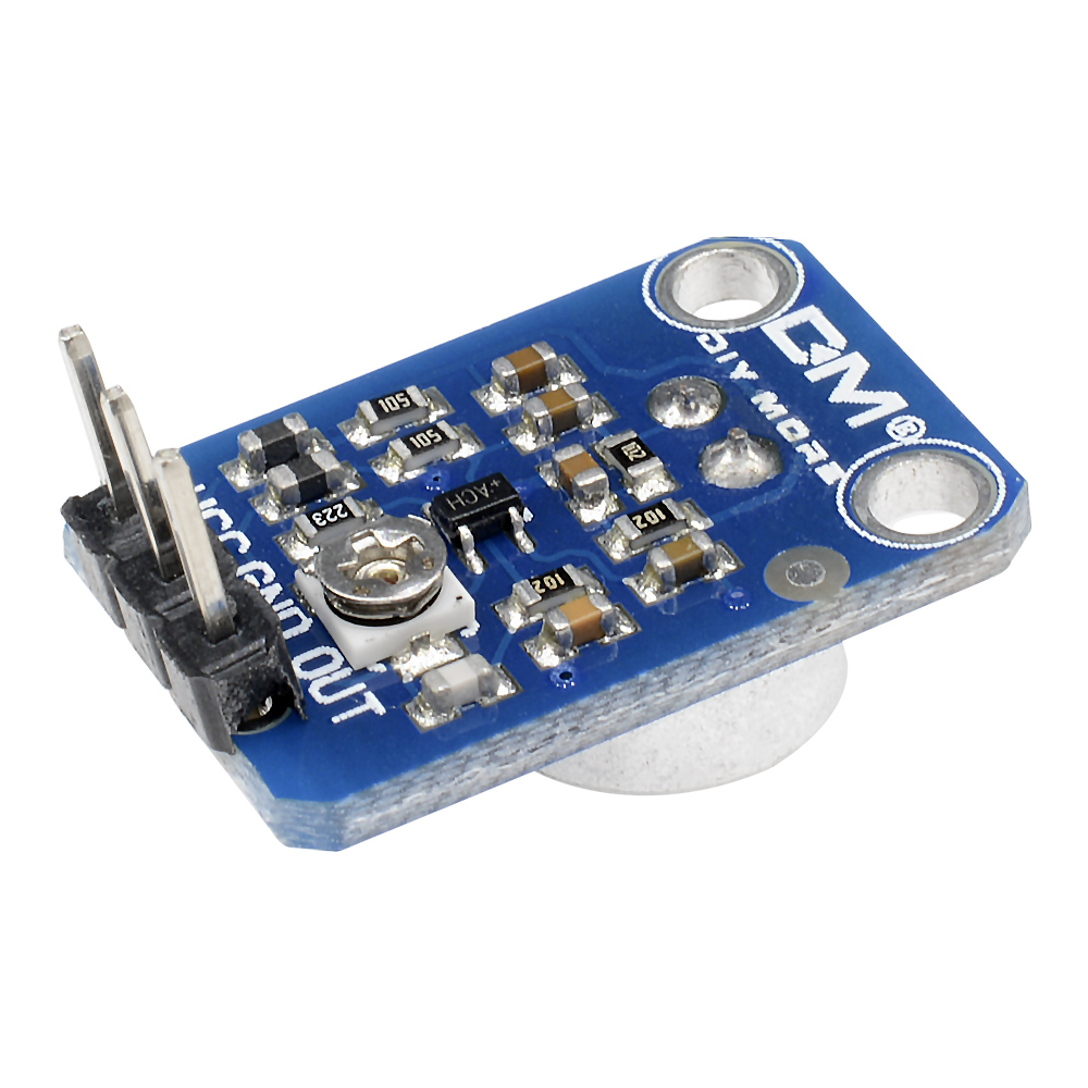 MAX4466 Electret Microphone Amplifier With Adjustable Gain For Arduino