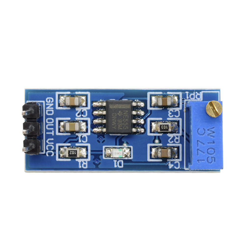 2PCS NE555 Adjustable Frequency Pulse Generator Module 5V-12V For ...