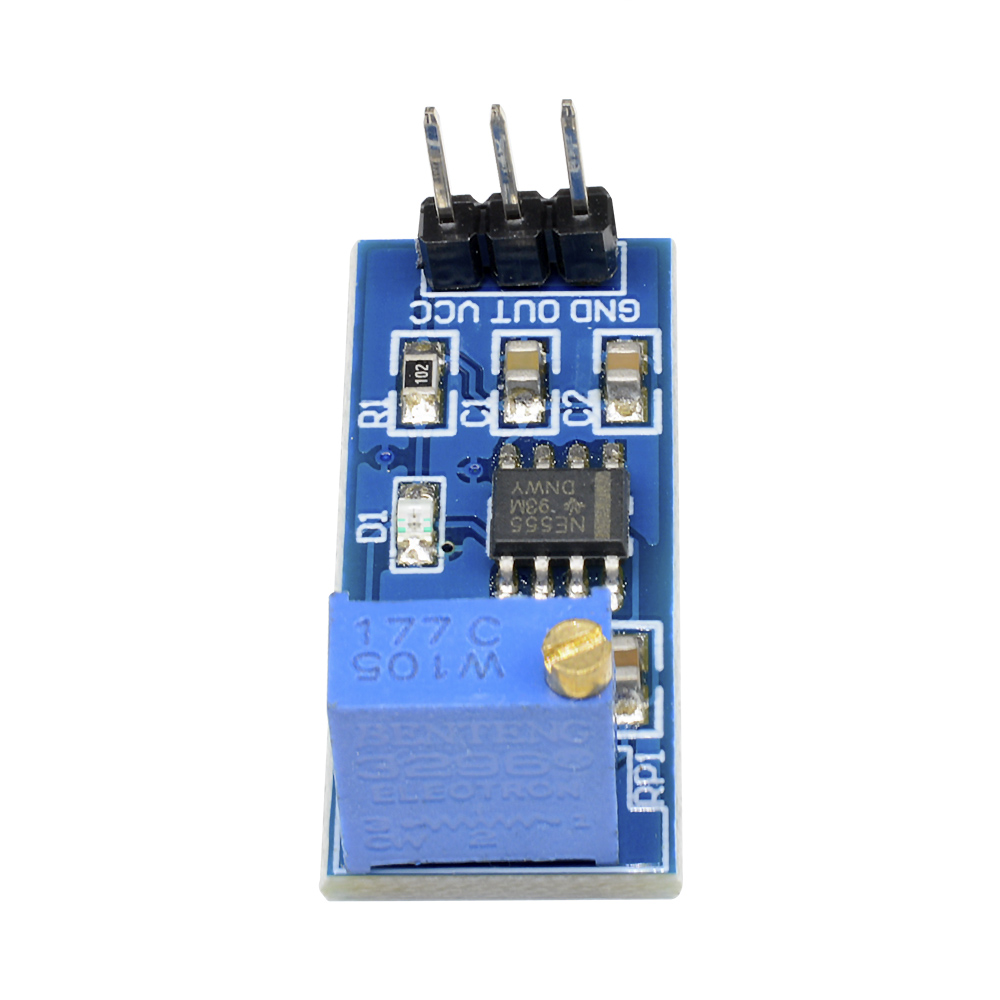 2PCS NE555 adjustable frequency pulse generator module For Arduino