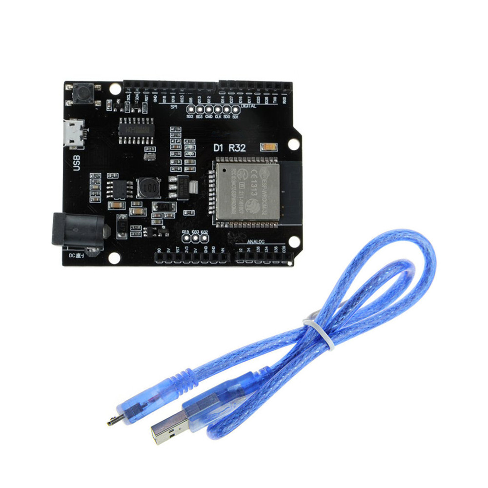 Wemos D1 Mini UNO D1 R32 CH340 4 M ESP32 WiFi Bluetooth devolopment Board Cable