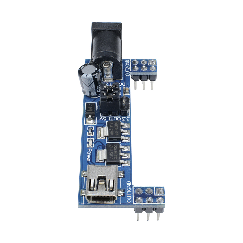 2PCS Mini USB MB102 Breadboard Power Supply Module 3.3V 5V F Solderless Arduino