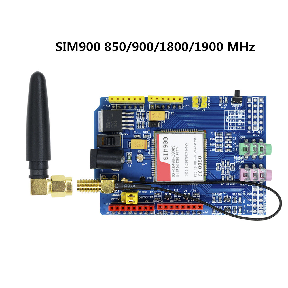 SIM900 850//900//1800//1900 MHz GPRS//GSM Development Board Module Kit For Arduino S