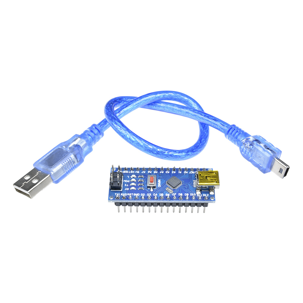 Arduino Nano V3.0 Clone Board – ATmega328P, 16Mhz, CH340G USB Chip, Includes USB Cable 5 thumbnail image