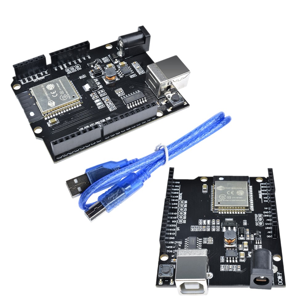 USB-B ESP32 WiFi+Bluetooth+UNO WeMos D1 R32 4MB Flash CH340 Board 30CM USB Cable