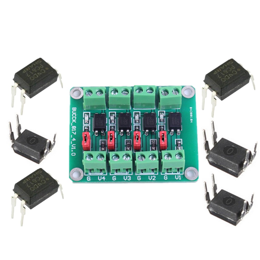 3.624V PC817 SHARP Optocoupler Isolation 4 Channel Voltage Converter