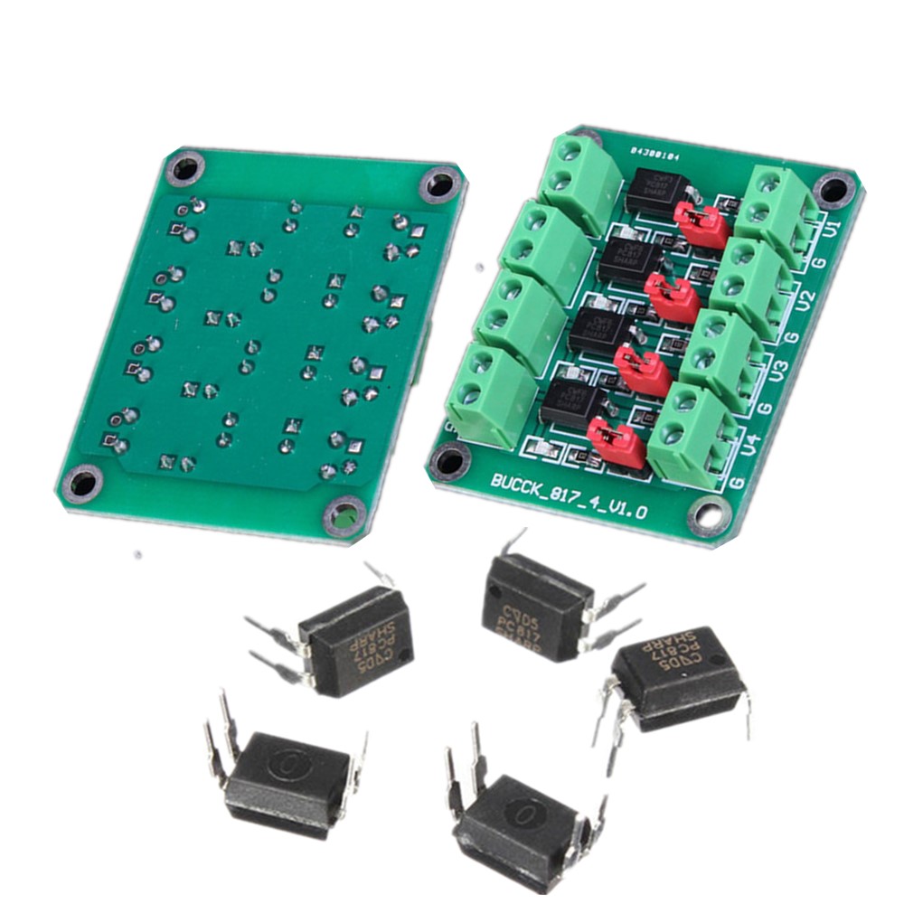 3.624V PC817 SHARP Optocoupler Isolation 4 Channel Voltage Converter