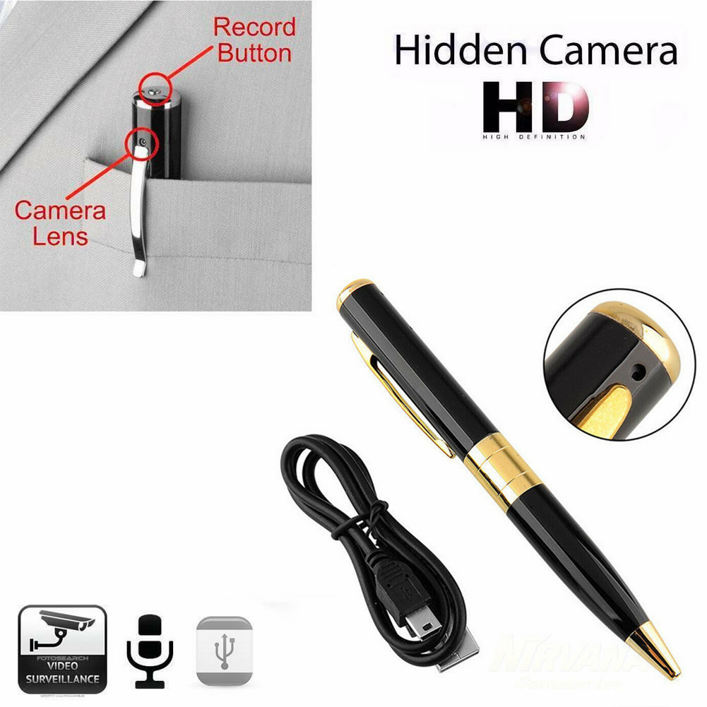 Hidden Spy Camera Pen Full HD 1080P Cam 32 GB DVR Video Recording With