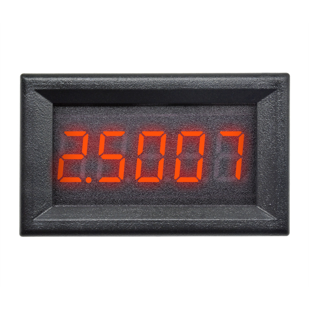 5Pcs Red Led 5 Digit Dc 0-4.3000-33.000V Digital Voltmeter Voltage Meter New ve