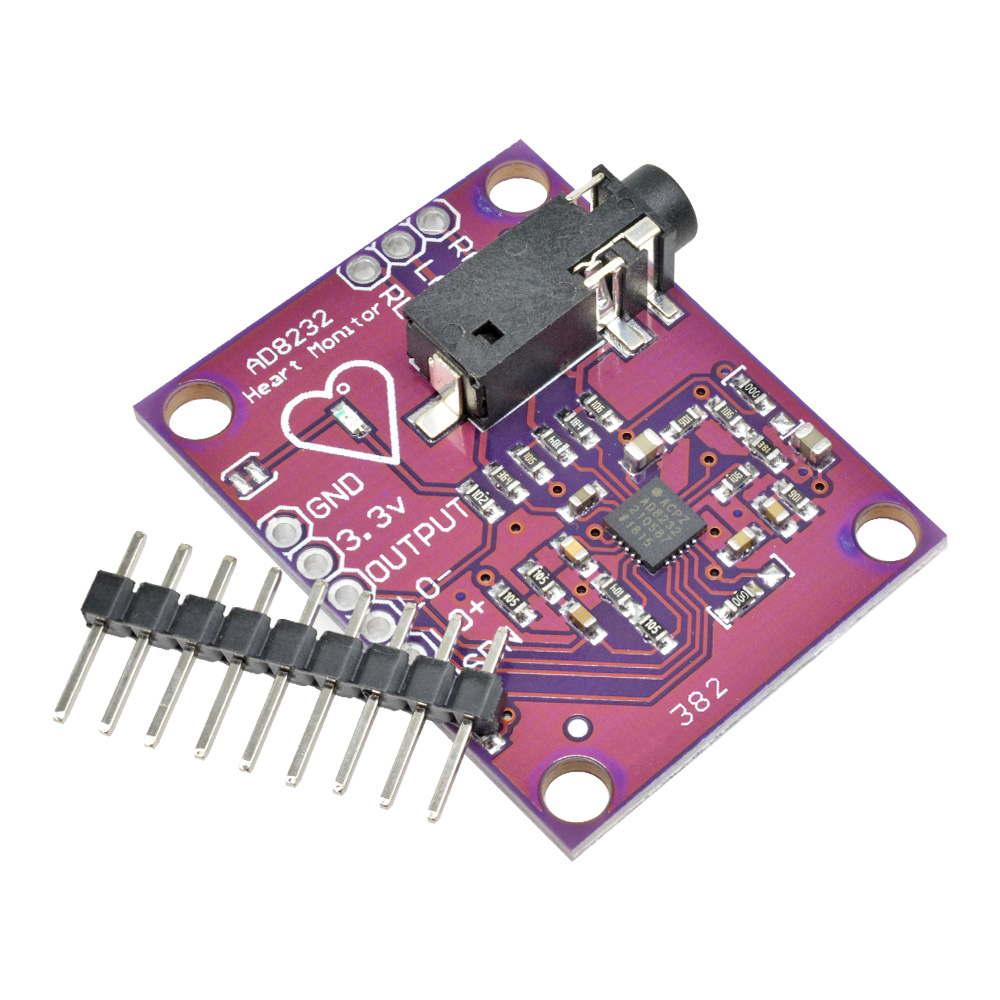 Single Lead AD8232 Heart Rate Monitor ECG Development Kit Arduino ...