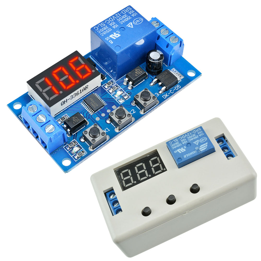 Реле лед. Digital time delay relay led. Delay Switch DIY модуль. Time delay relay Module with Dual display DC 12v. 7068954 Timer relay.