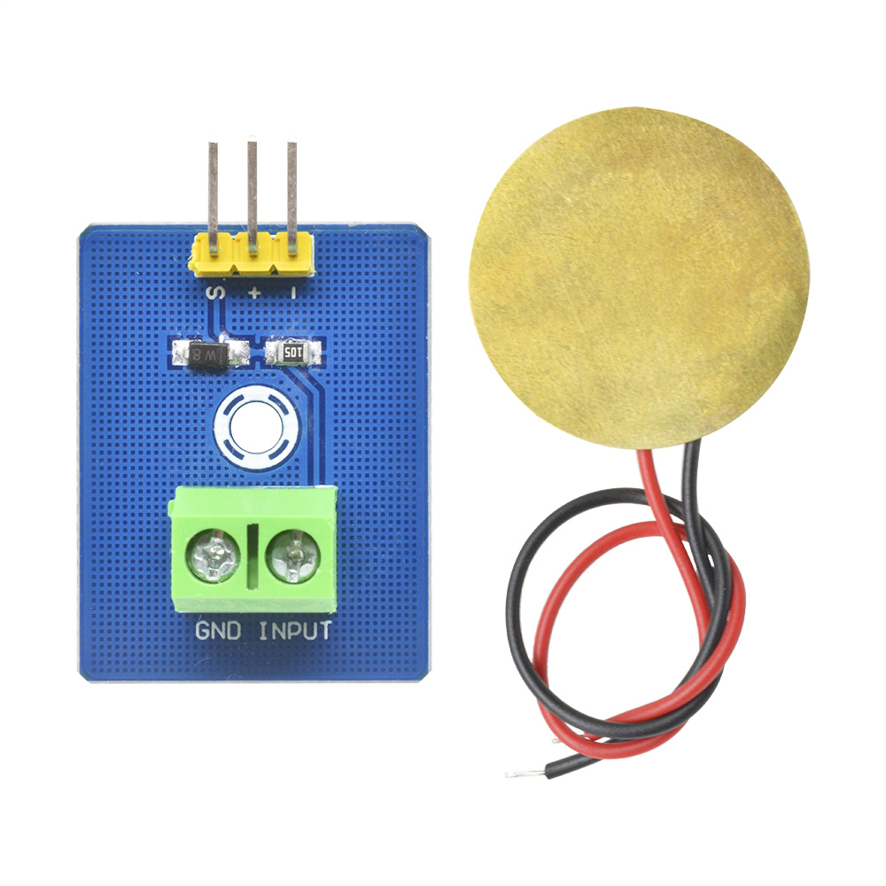 Analog Piezoelectricity Ceramic Piezo Vibration Sensor DIY for Arduino ... Circuit Diagram