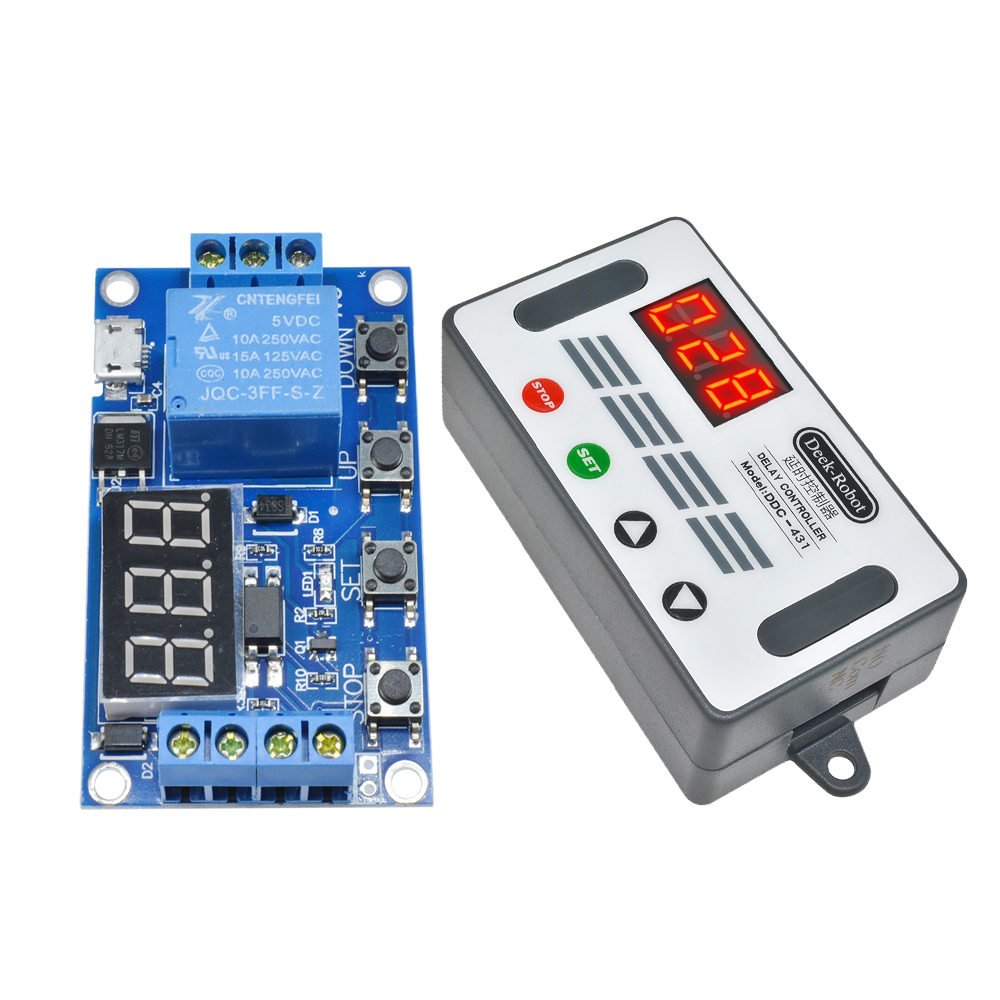 Micro USB 630V LED Auto Delay Timer Controller MOS Switch Relay Module Display eBay