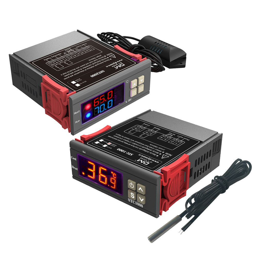 STC-1000/&MH1210W/&SHT2000 LED Temperature /& Humidity Thermostat Controller Sensor