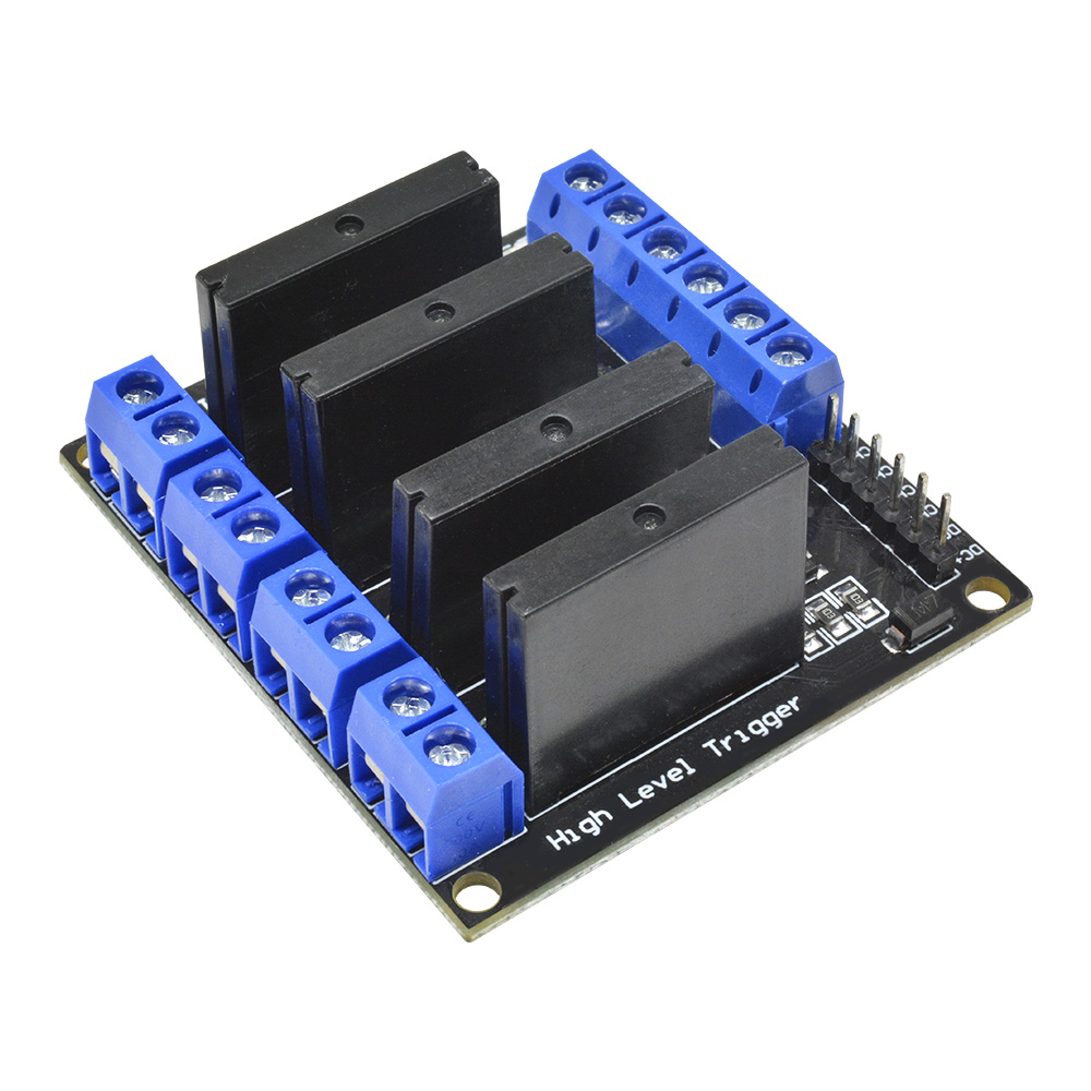 DC 5V 4 Channel OMRON SSR G3MB-202P Solid State Relay Module For ...