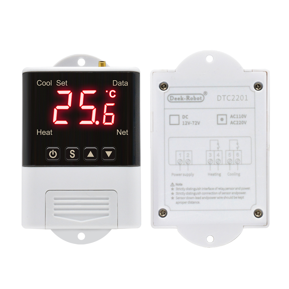 Termostato WiFi DTC2201 Digitale AC110-230V – Controllo Da APP, Sensore DS18B20 - 5