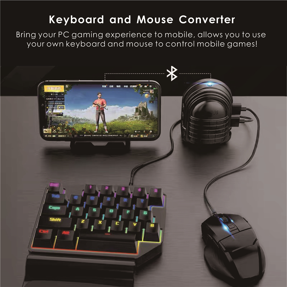 Gamepad Tastatur Maus Controller Konverter für Android IOS PUBG Mobile