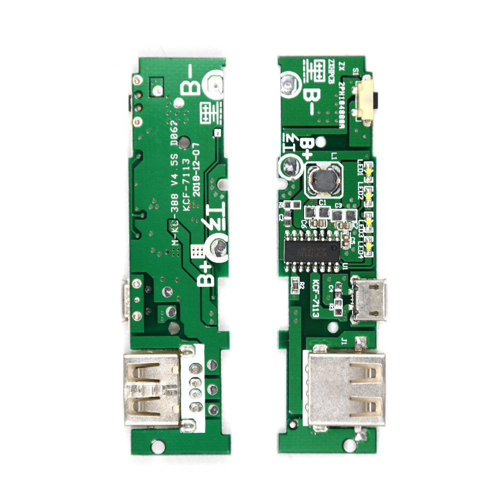 2PCS 5V 2A 18650 Battery USB Mobile Power Bank PCB Board