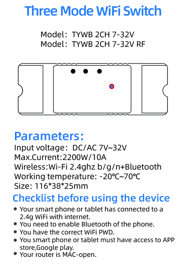 DieseRC 4 Kanäle WIFI Intelligenter Schalter DC 5V Guadeloupe DieseRC 4 Kanäle WIFI Intelligenter Schalter DC 5V Guadeloupe