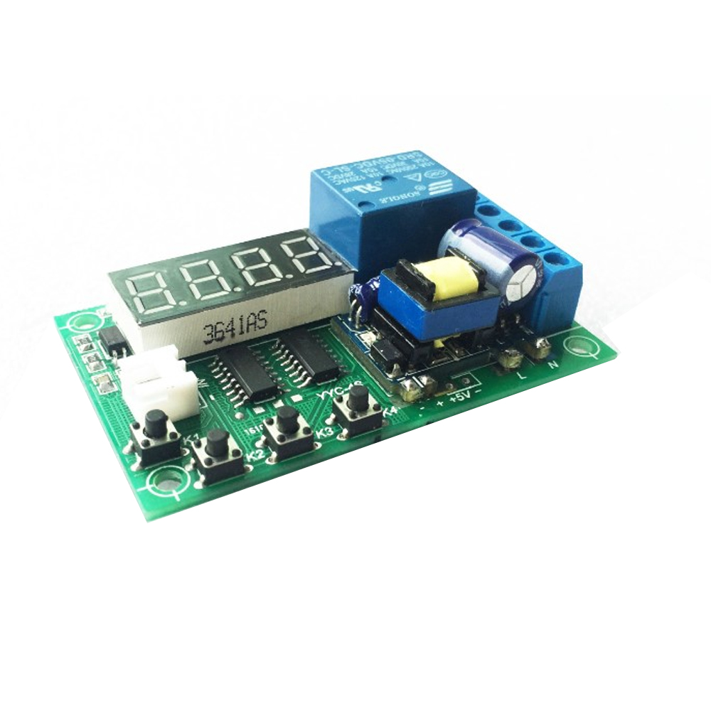 12v Relay Timer Module DC5V 12V AC110-220V Multifunction Self-lock Relay Timer Module Delay ...