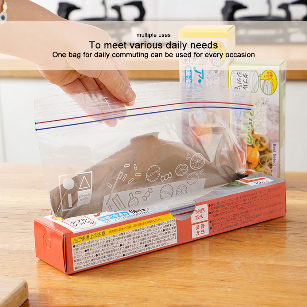 Reusable Airtight Bag Thickening Refrigerator Storage Frozen Sub-Packaging  Bag