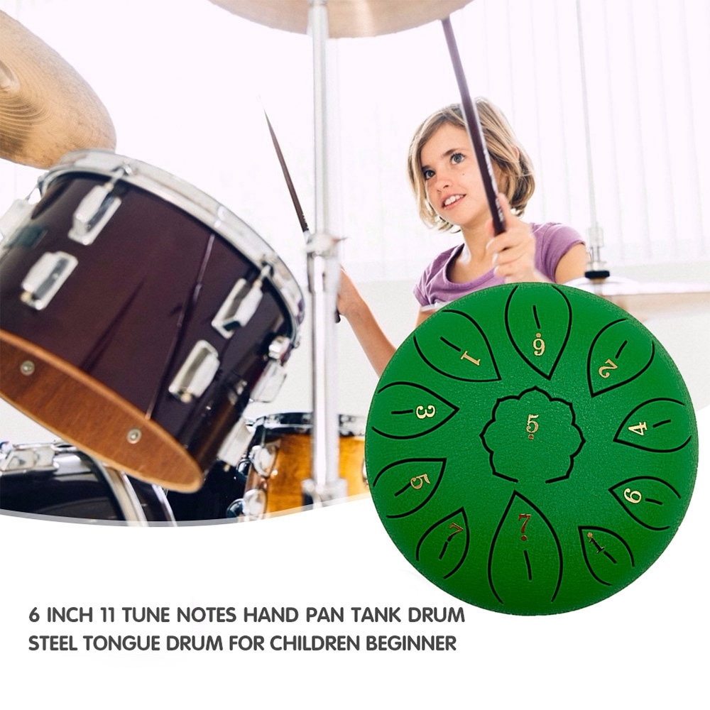 Steel Drums 3 inch 6 Tone Pocket Drums Mini Steel Tongue Drum Yoga  Meditation Handpan Drum Musical Instrument for Beginners