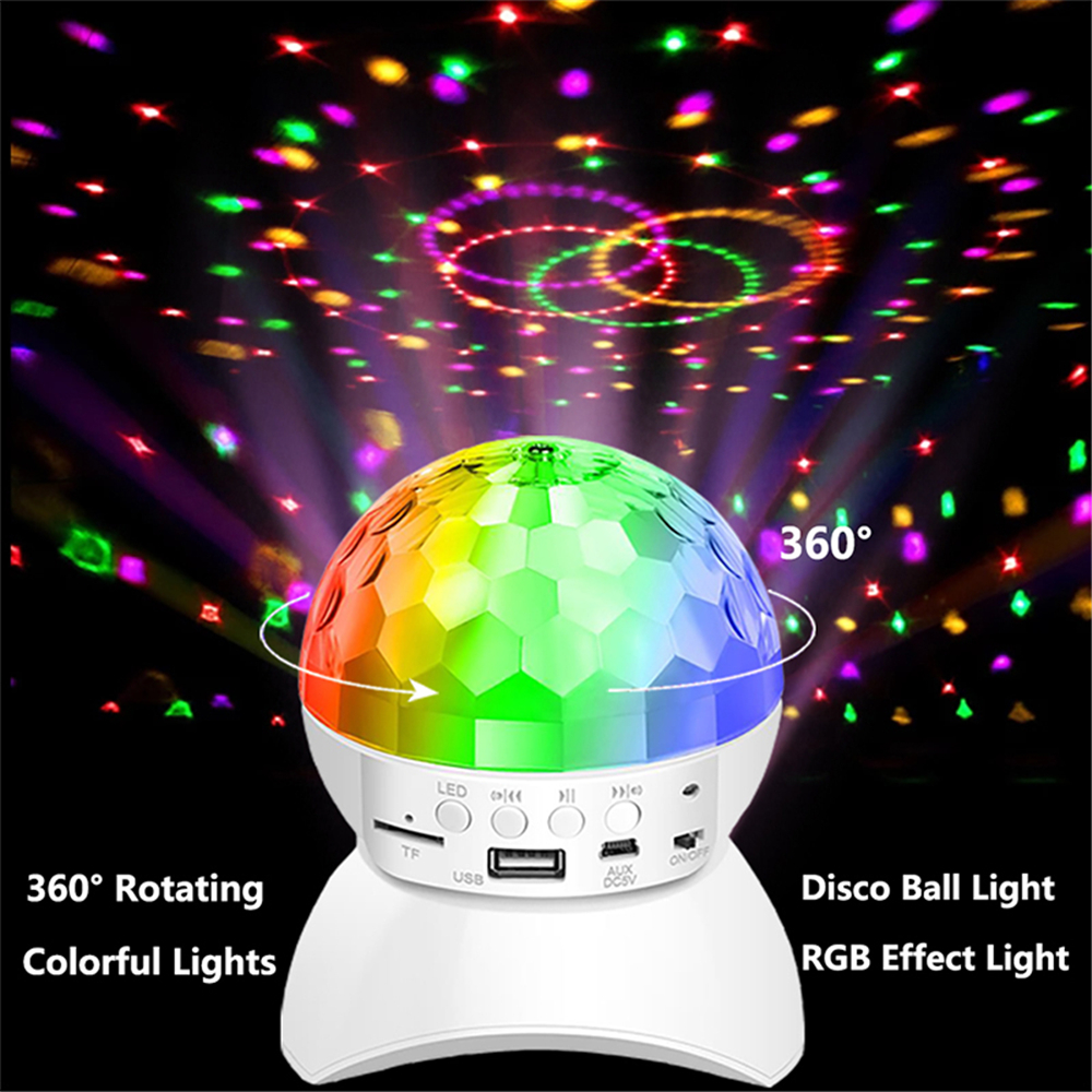 Boule Disco USB Lumiere Disco - Portable 3W RGB Couleurs LED Lampe