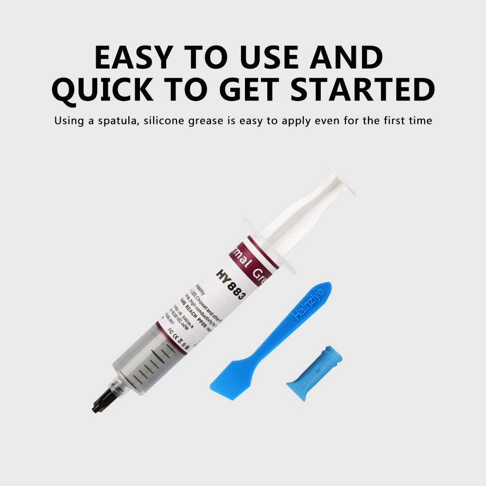 Wärmeleitpaste HY 883 6,5 W/MK Für CPU GPU LED Technik Thermische Bauteile 1 ,5g