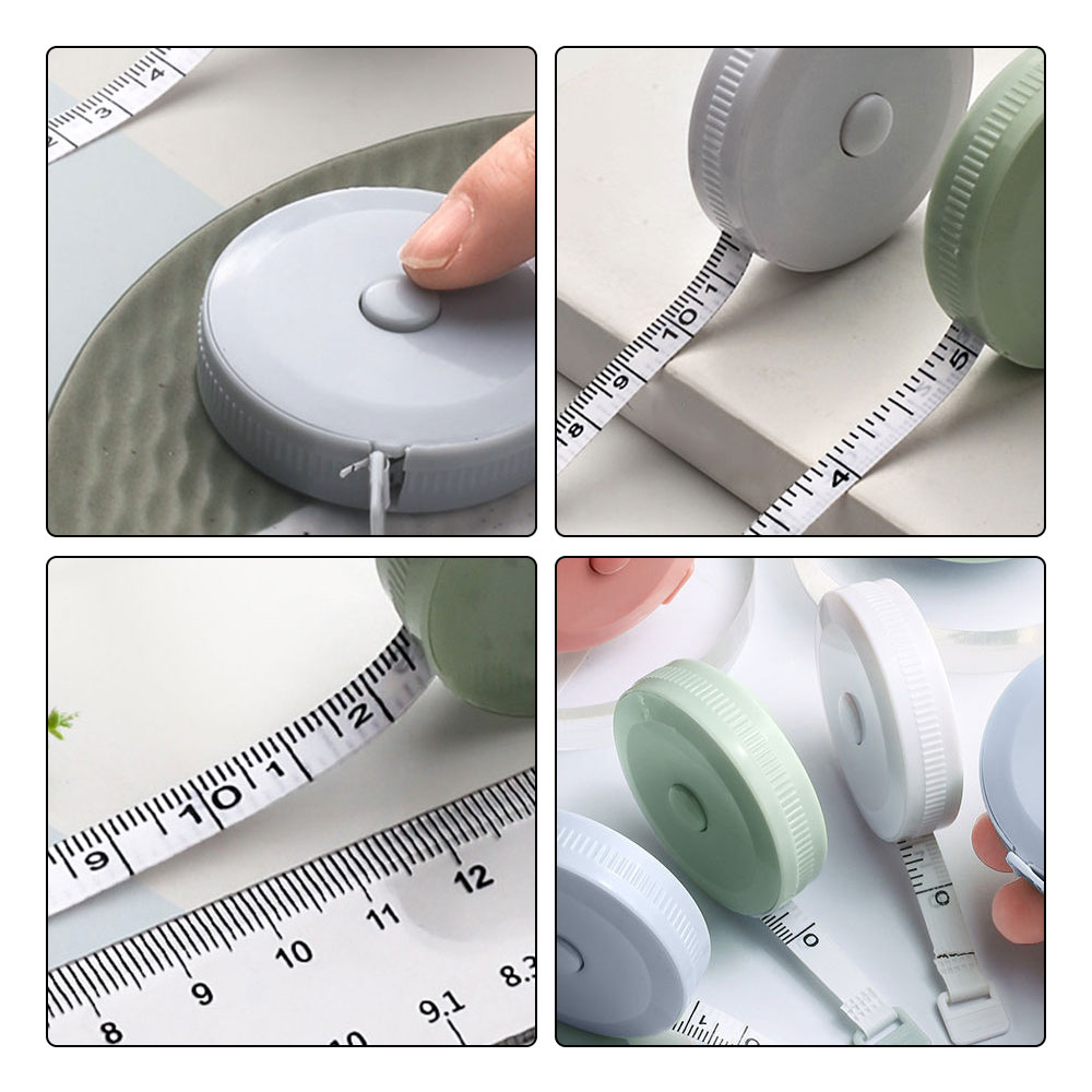 Retractable Measuring Tape 1.5m Mini Portable Ruler for Sewing DIY
