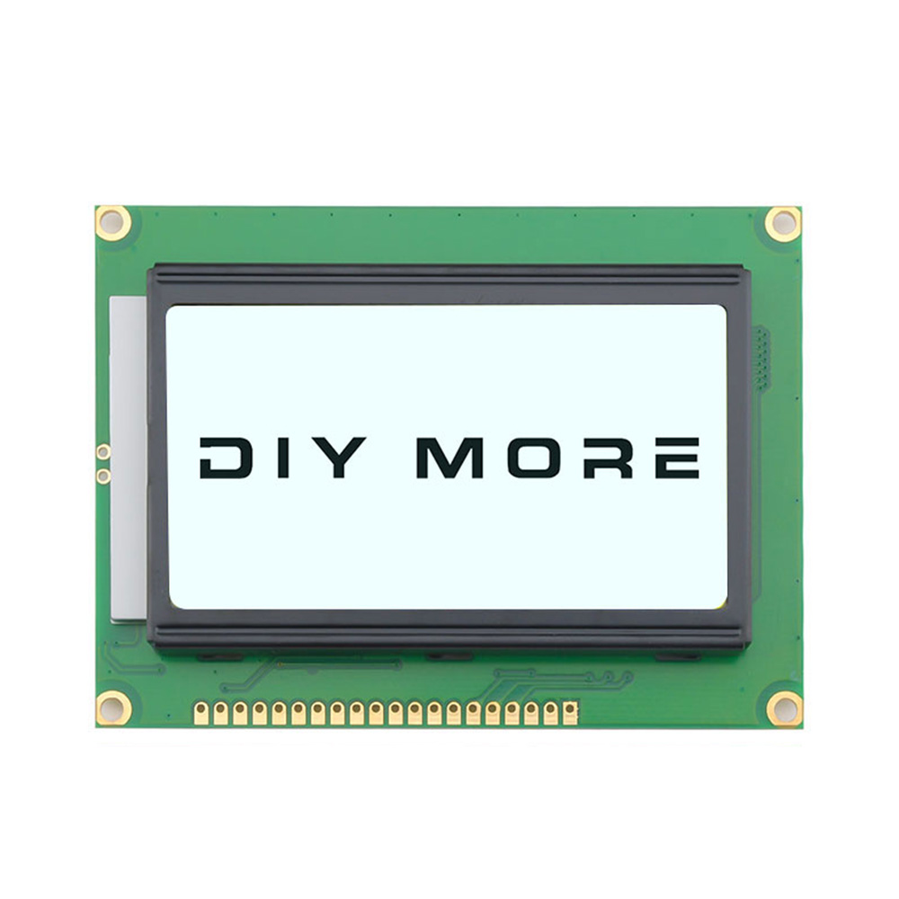DC5V 12864 LCD Display Module 128x64 Dots Graphic Matrix Yellow