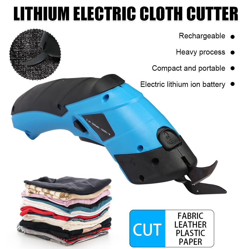  Electric Fabric Scissors Rechargeable Cordless Fabric