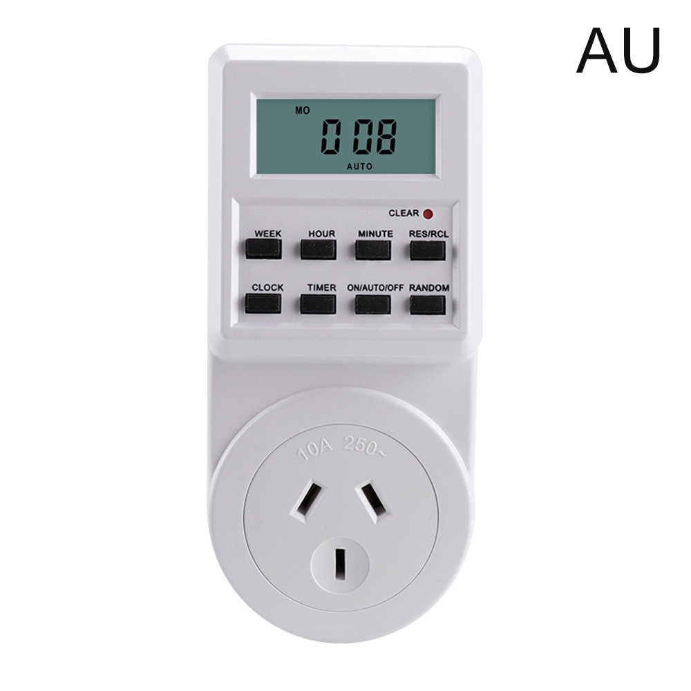 Prise Programmable électronique – Minuteur 50/60Hz, Plug-in, Sans Marque