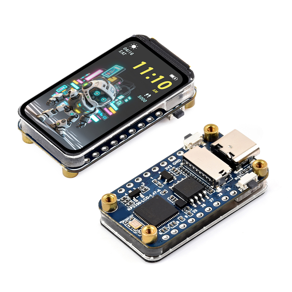 Scheda Di Sviluppo RP2350A Con Display LCD 1.47, Dual Core, Connettore Type-A/Type-C