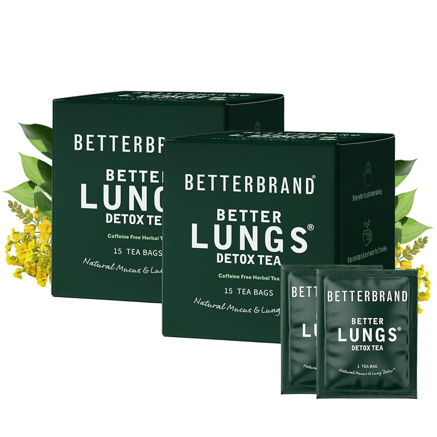 Bags For Lung Detox - Respiratory Support With Thyme
