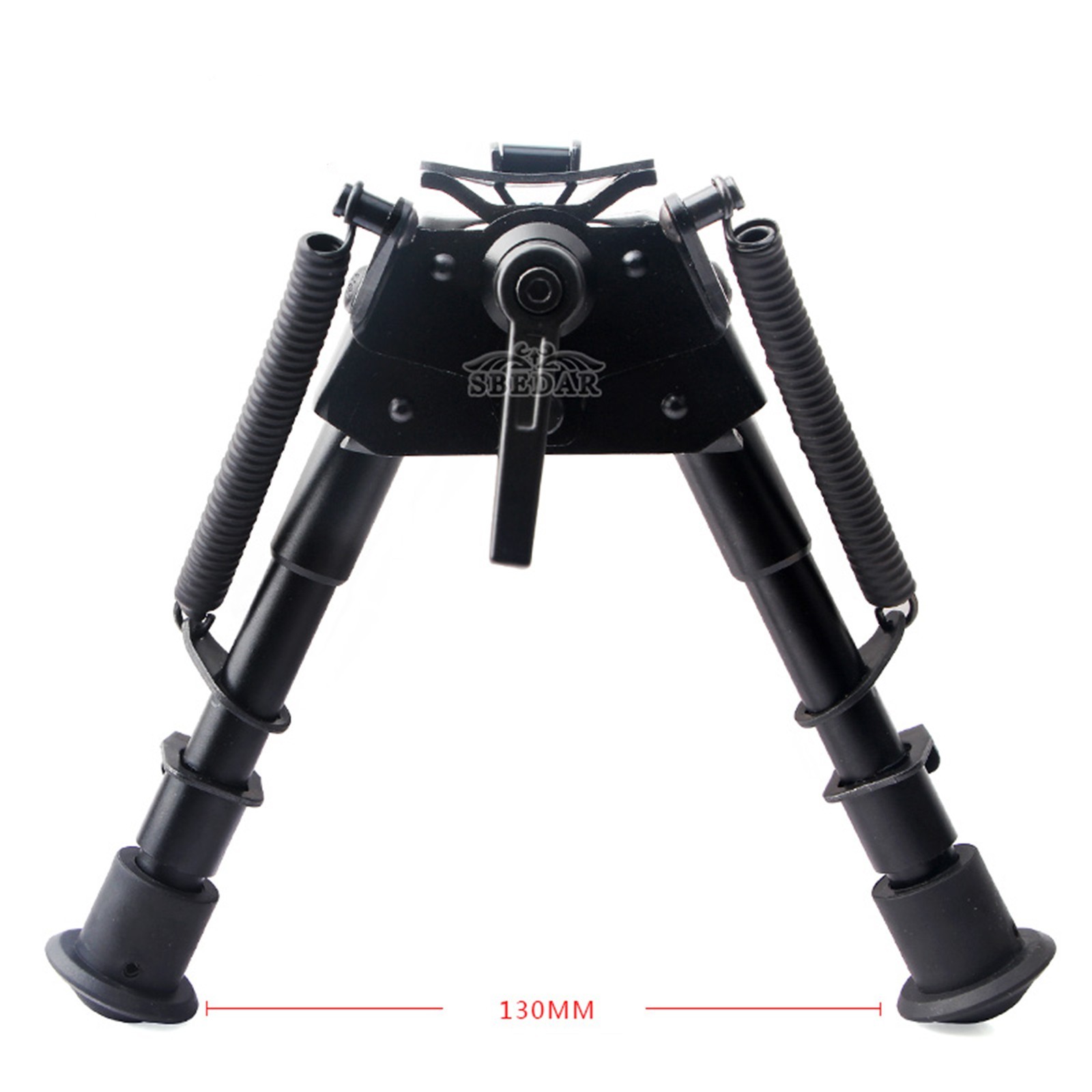 Rifle Bipod 6/9/13/27'' Pivot / Rotating Folding Legs Spring Return for Hunting