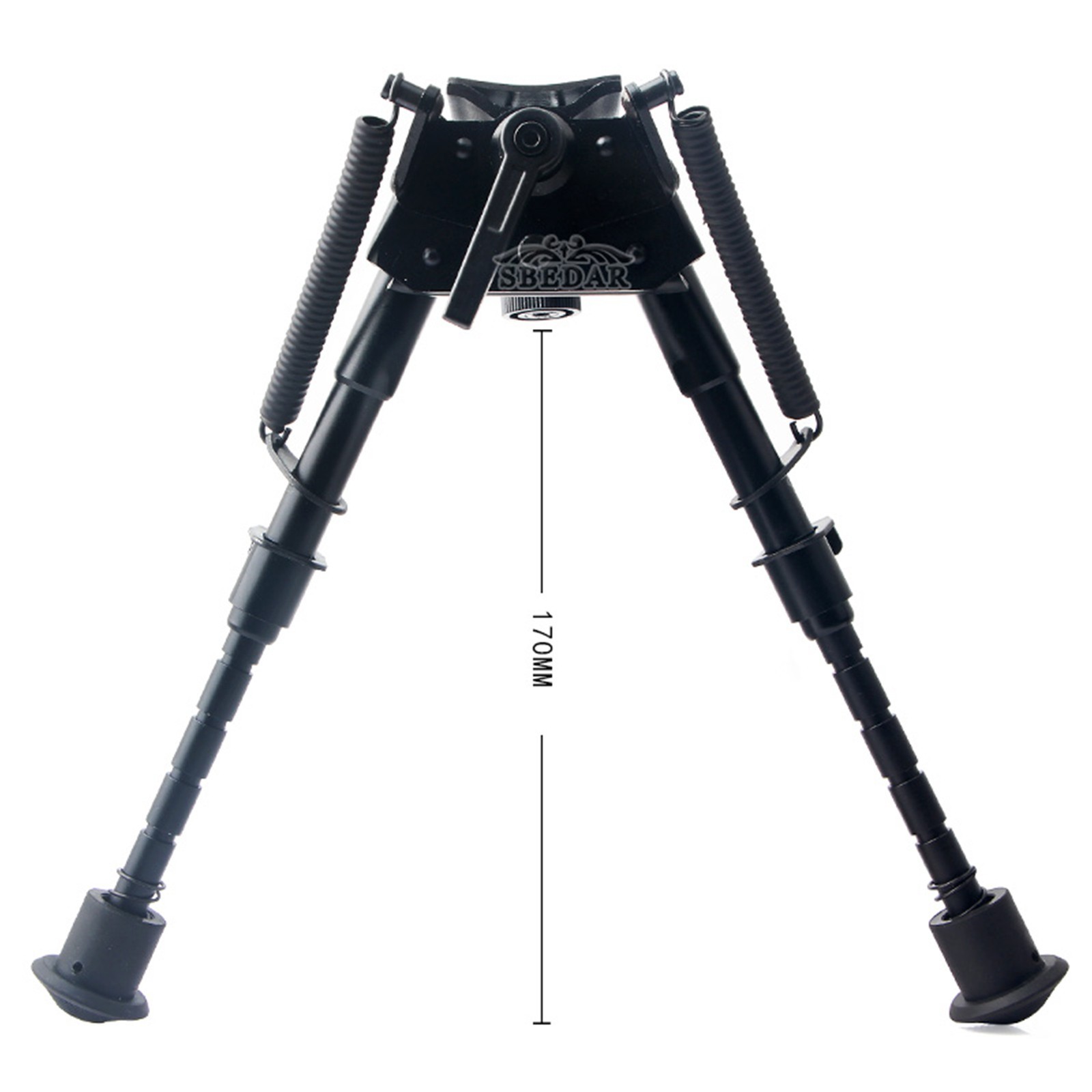 Rifle Bipod 6/9/13/27'' Pivot / Rotating Folding Legs Spring Return for Hunting