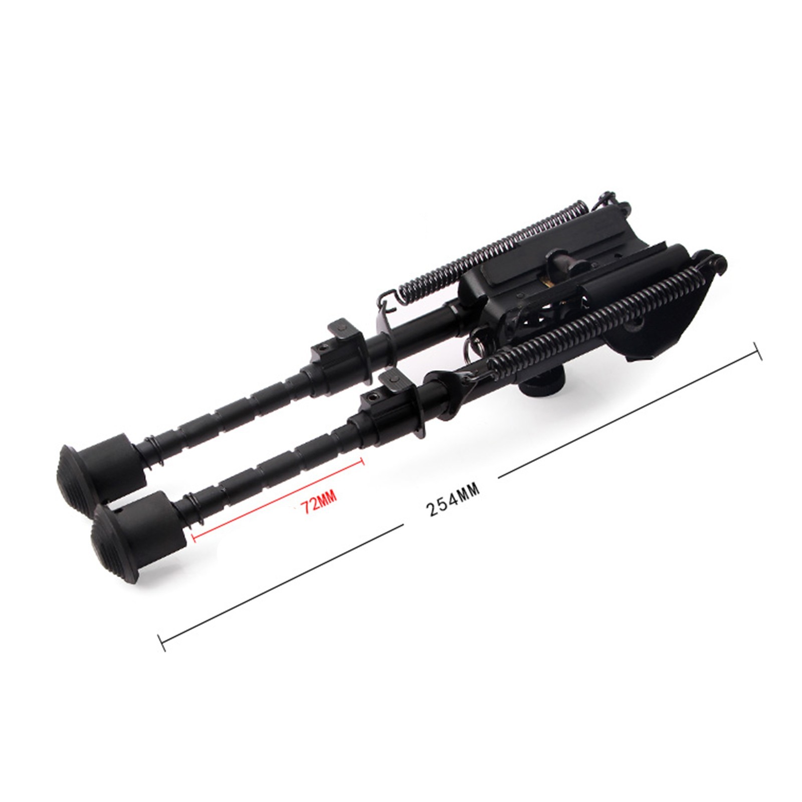 Rifle Bipod Foldable 6/9/13/27'' Spring Return Heavy Duty Tiltable Swivel Mount